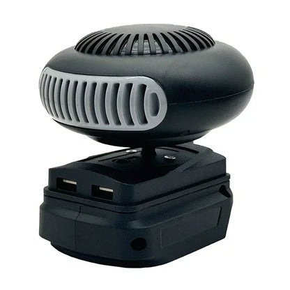 Portable Lithium Electric Air Blower Heater with Dual Mode – Versatile Heat Blower and Blower Fan Compatible with Bosch, DeWalt, Makita, Milwaukee 3