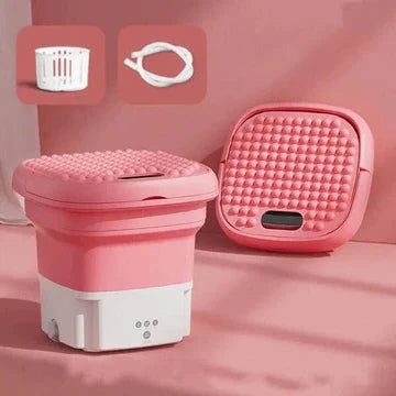 Portable Mini Folding Washing Machine with Spin Cycle – Compact and Lightweight for Travel 2