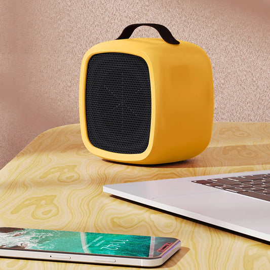 Portable Mini Heater 500W PTC-Ceramic Technology – Quiet Small Space Electric Heater for Fast Heating in Small Rooms
