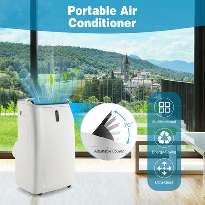 Portable Smart Air Conditioner with 12000 BTU Cooling – WiFi-Enabled, Remote Control, Ideal for Rooms up to 450 sq. ft. 1