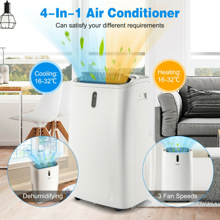 Portable Smart Air Conditioner with 12000 BTU Cooling – WiFi-Enabled, Remote Control, Ideal for Rooms up to 450 sq. ft. 2