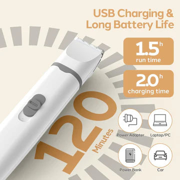 Professional Dog Grooming Clippers Kit with Titanium Ceramic Blades and Adjustable Guide Combs 1