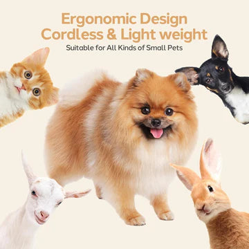 Professional Dog Grooming Clippers Kit with Titanium Ceramic Blades and Adjustable Guide Combs 3