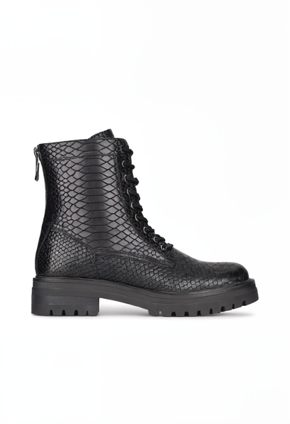 Python Print Lace-Up Shoes for Women – Stylish Casual Footwear for Everyday Wear 3