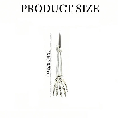 Realistic Halloween Decorations Outdoor – Lifelike Skeleton Stake with Arm and Leg Bones for Spooky Yard Decor 6