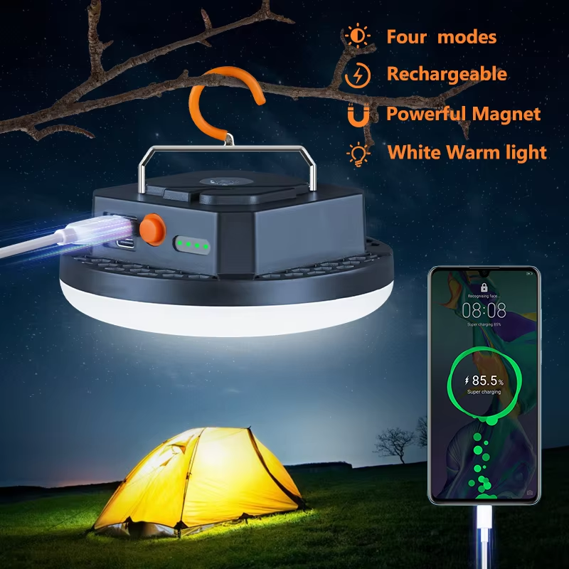 Rechargeable LED Camping Lantern with 60 Bright LEDs and Magnetic Base 5