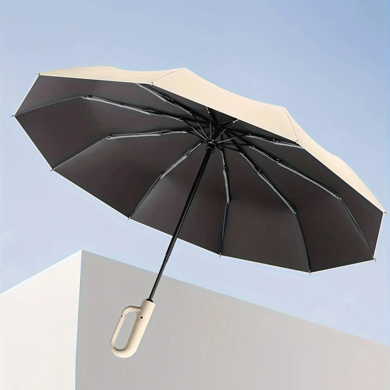 Reinforced Compact Umbrella with UPF50+ UV Protection – Lightweight, Durable, and Waterproof for All Weather 5
