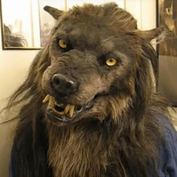Scary Wolf Mask – Realistic Halloween Costume Mask for Masquerade and Cosplay Events 0