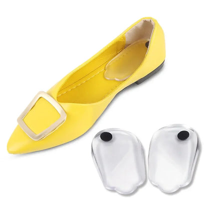 TRUZENIC Silicone Gel Heel Pads – Foot Inserts for Comfort and Support