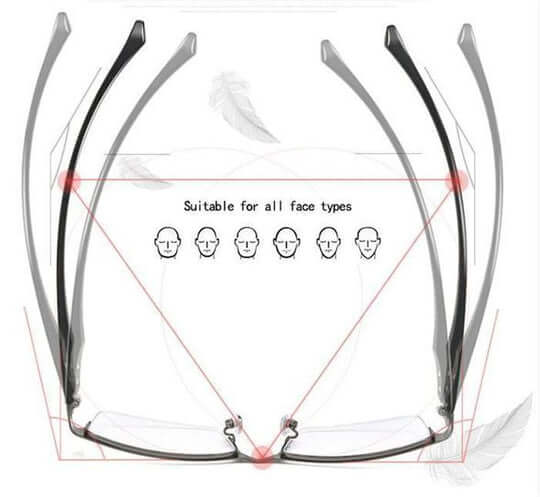 Smart Progressive Reading Glasses with Multi-Zone Lenses – Lightweight Anti-Glare Design for Clear Vision 7