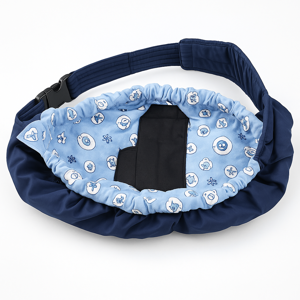 Soft Cotton Baby Sling Wrap Carrier for Newborns – Adjustable and Ergonomic Design 0