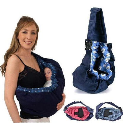 Soft Cotton Baby Sling Wrap Carrier for Newborns – Adjustable and Ergonomic Design 1