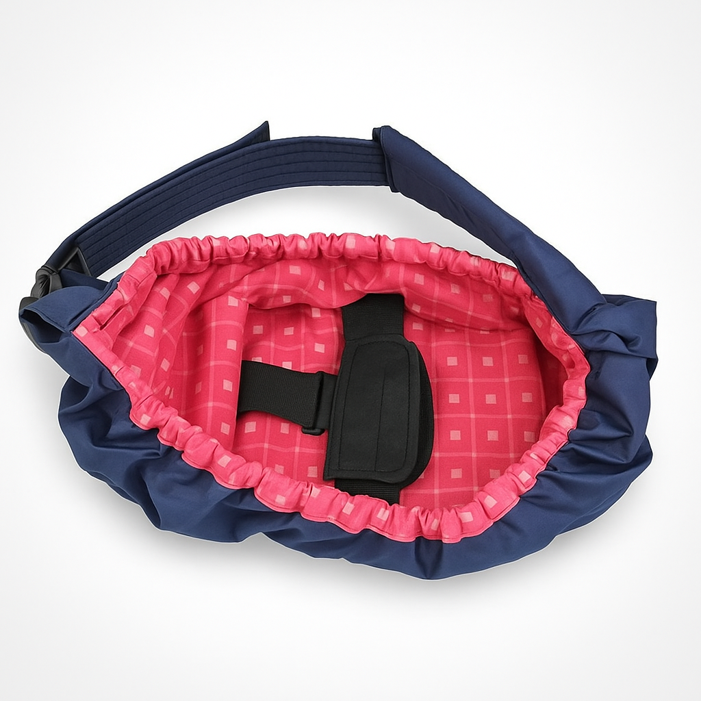 Soft Cotton Baby Sling Wrap Carrier for Newborns – Adjustable and Ergonomic Design 4