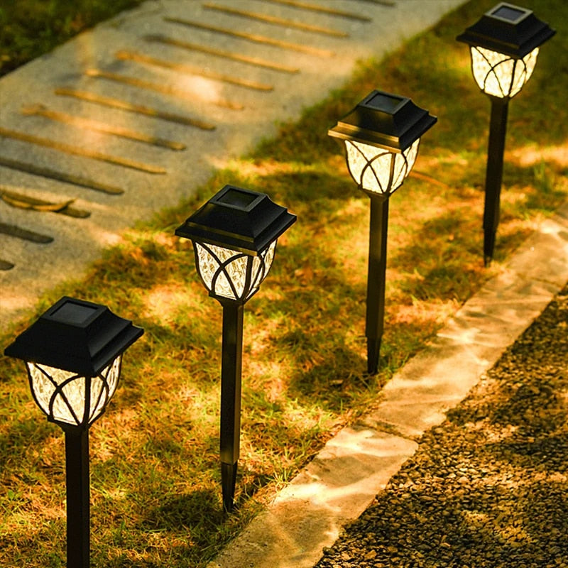 Solar LED Garden Path Lights – Automatic Waterproof Outdoor Lights for Garden and Pathway Illumination 0