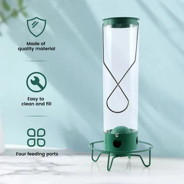Squirrel-Proof Bird Feeder with Large Seed Reservoir and Sturdy Metal Construction 6