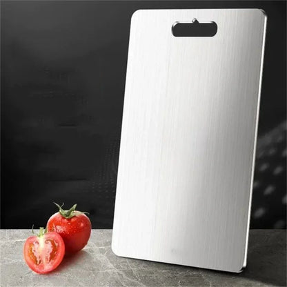 Stainless Steel Cutting Board – Durable Double-Sided Chopping Board for Safe Food Prep 3