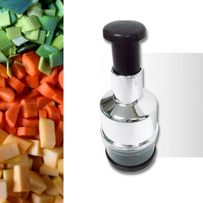 Stainless Steel Garlic Chopper with Ergonomic Design – Efficient Vegetable Cutter for Quick Meal Prep 1