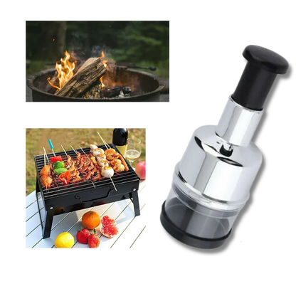 Stainless Steel Garlic Chopper with Ergonomic Design – Efficient Vegetable Cutter for Quick Meal Prep 5
