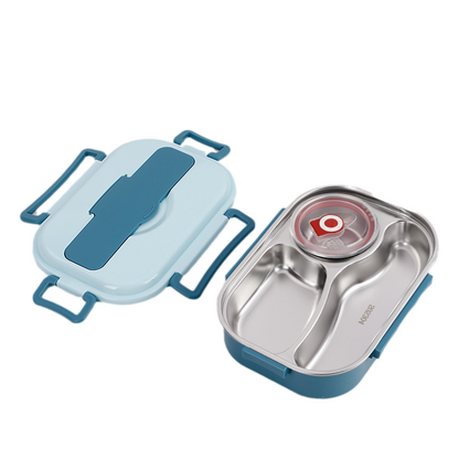 Stainless Steel Insulated Bento Lunch Box with Leak-Proof Design – Perfect for Kids' Meals on the Go 3