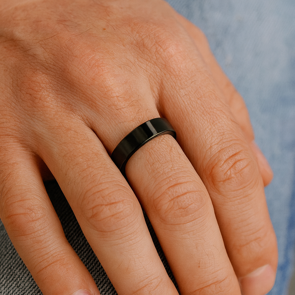 Stainless Steel Magnetic Therapy Ring for Healing and Detox - Adjustable Therapeutic Ring for Improved Circulation and Comfort 3