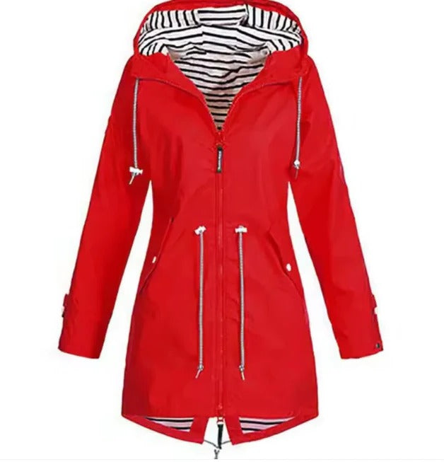 Stylish Waterproof Jacket with Hood for Women – Lightweight and Comfortable Design 3