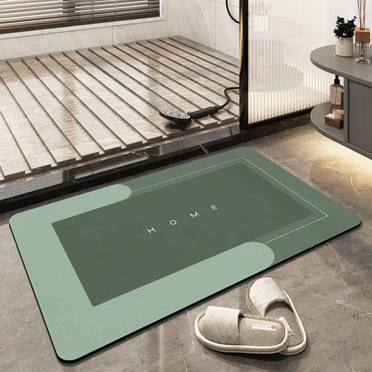 Super Absorbent Non-Slip Floor Mat for Home – Quick Drying Bathroom and Kitchen Mat 0
