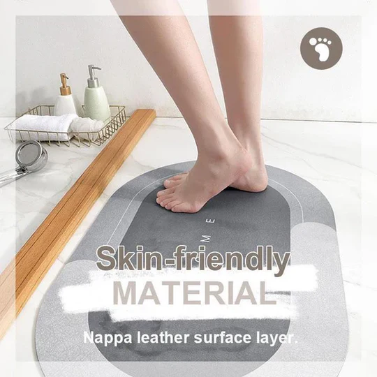 Super Absorbent Non-Slip Floor Mat for Home – Quick Drying Bathroom and Kitchen Mat 3