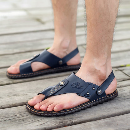 TRUZENIC Comfy Men’s Sandals with Wide Toe Design