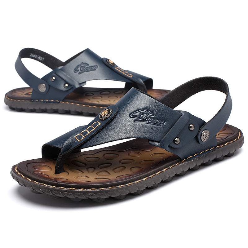 TRUZENIC Comfy Men’s Sandals with Wide Toe Design