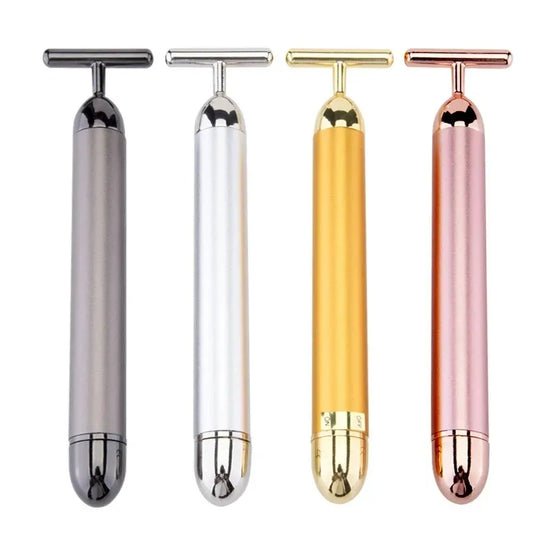 Facial Massage Roller – Electric Waterproof Vibrating Beauty Tool for Daily Face Care and Relaxation-TRUZENIC