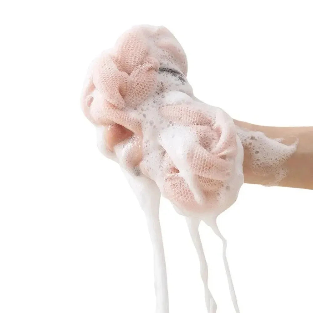 TRUZENIC Flower Mesh Back Scrubber Strap