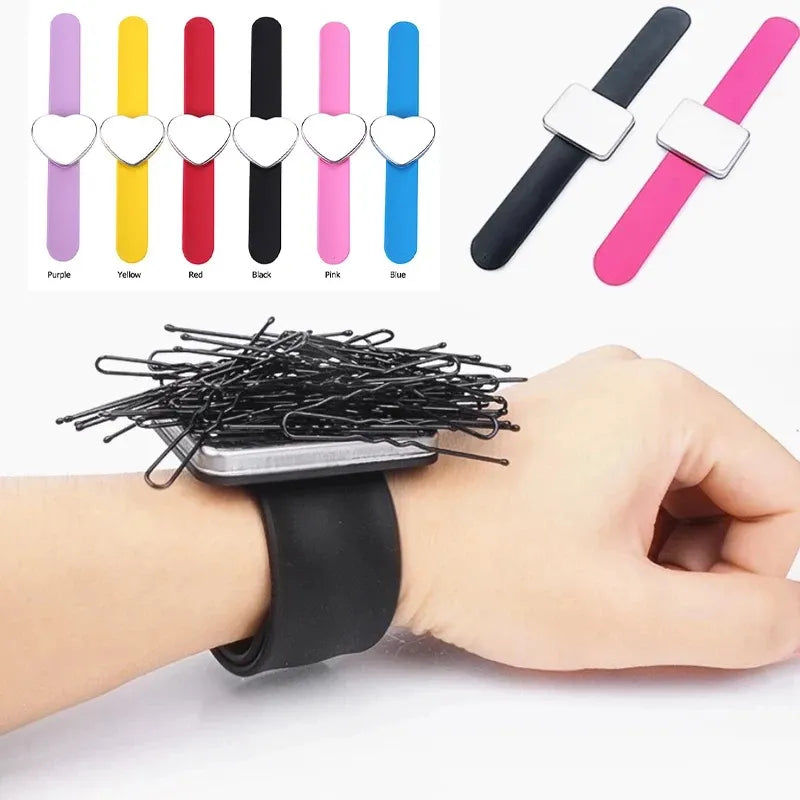 TRUZENIC Magnetic Hair Clip Holder Wristband