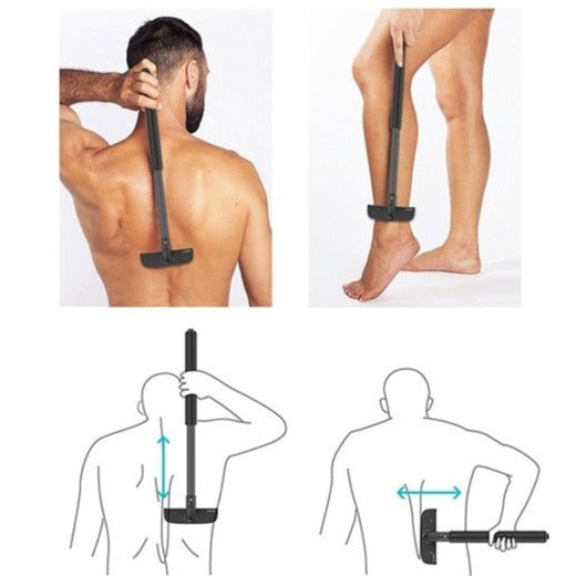TRUZENIC Portable Back Shaver for Men