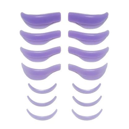 TRUZENIC Reusable Silicone Lash Lift Pads – 7 Pairs Eyelash Perming Shields
