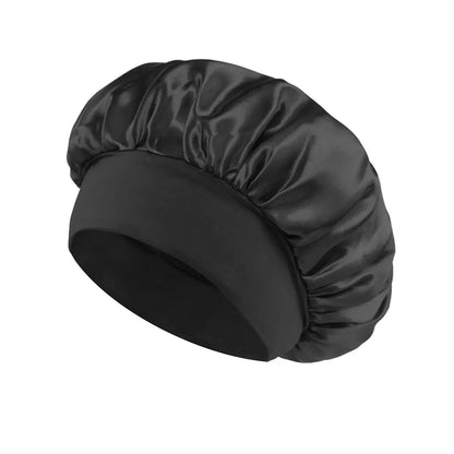 Satin Lined Sleep Bonnet – Soft Silk Hair Wrap Cap for Long Hair, Shower, or Salon Use-TRUZENIC