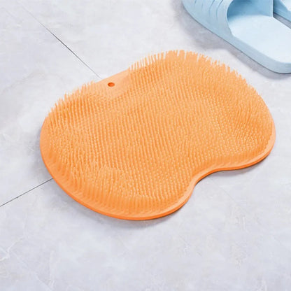 TRUZENIC Silicone Foot Scrubbing Shower Mat – Non-Slip Exfoliating Pad