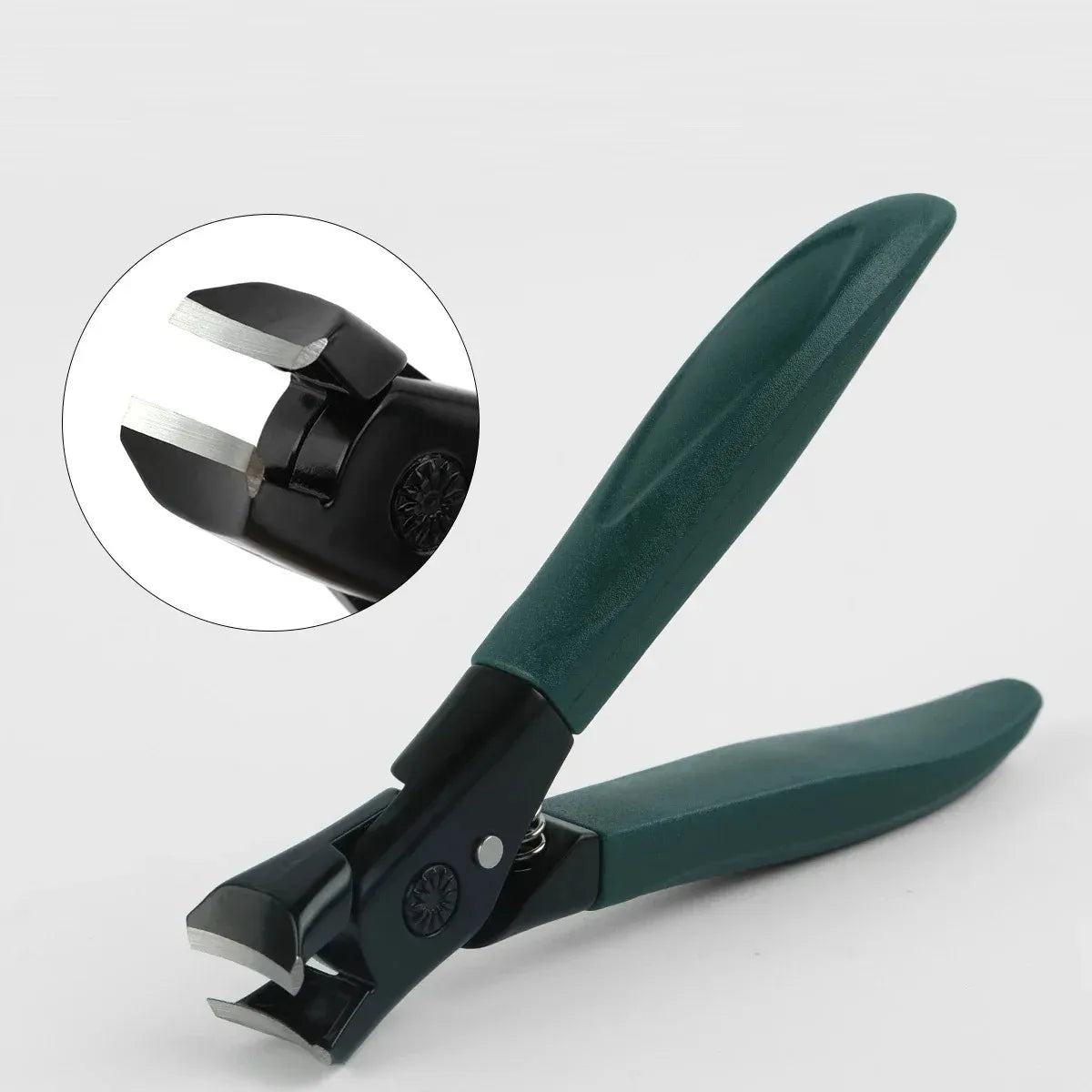 Stainless Steel Nail Clippers – Durable Gray Trimmer for Thick Nails, Ideal for Home and Personal Use-TRUZENIC