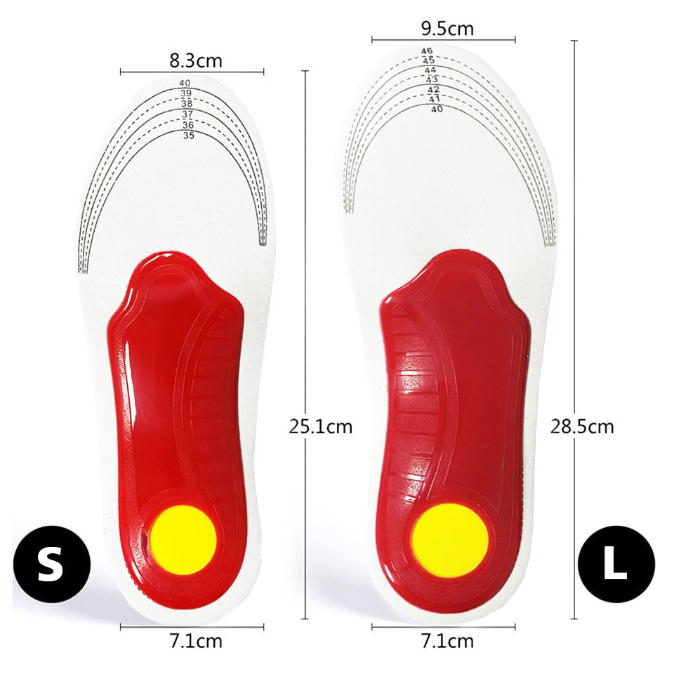 TRUZENIC Supportive Flat Foot Insoles for All-Day Comfort