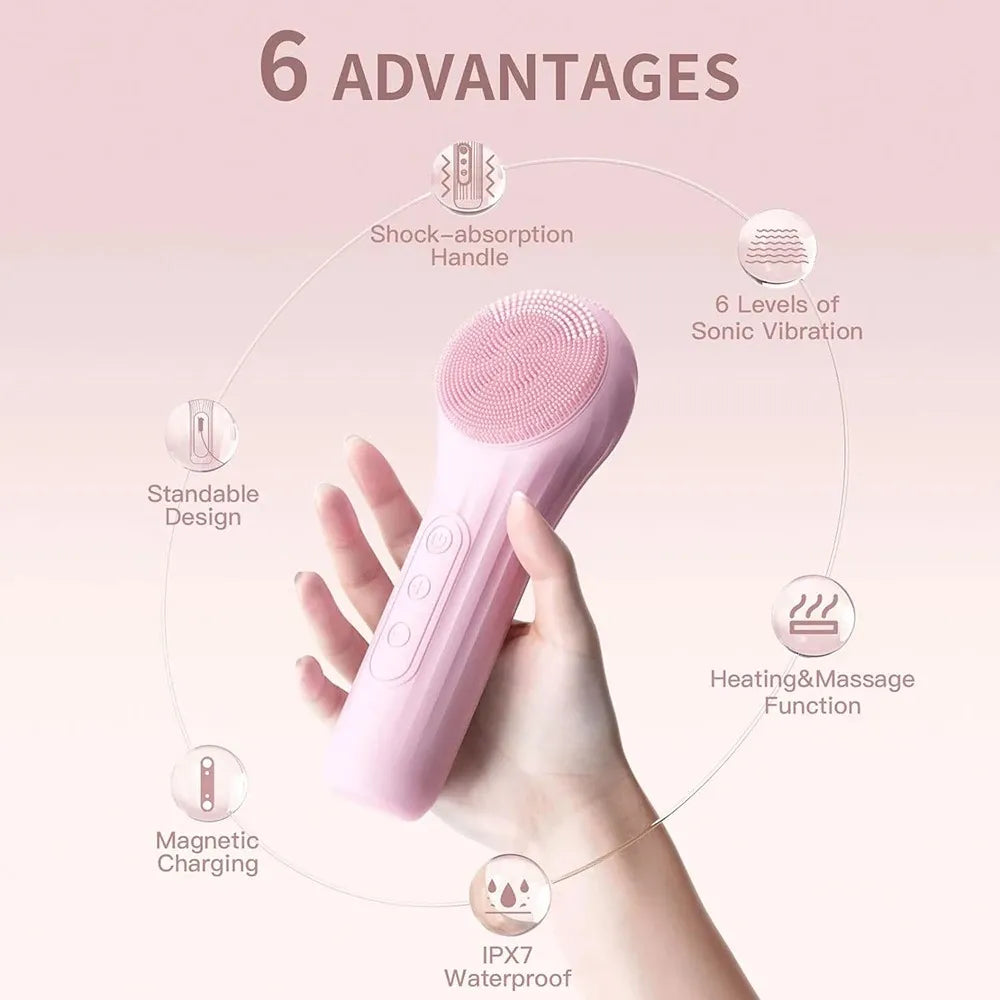 TRUZENIC Waterproof Facial Cleansing Brush