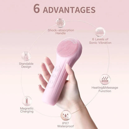 TRUZENIC Waterproof Facial Cleansing Brush