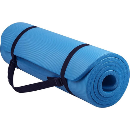 Thick Non-Slip Yoga Mat with Carry Strap – Ideal for Home and Studio Practice 9
