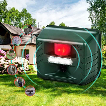 Ultrasonic Animal Repeller with Motion Sensor – Eco-Friendly Pest Deterrent for Gardens and Yards 0