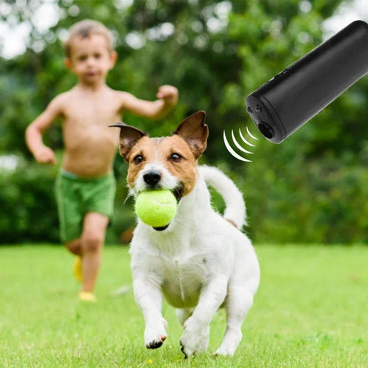 Ultrasonic Anti Barking Device with Laser Functionality – Portable Dog Bark Control Solution 1