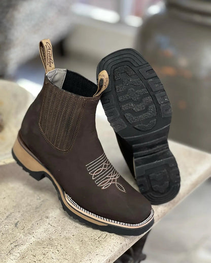 Unisex Cowboy Boots in Sustainable Leather – Comfortable Western Style for All Occasions, Ergonomic Fit, Durable Design 2