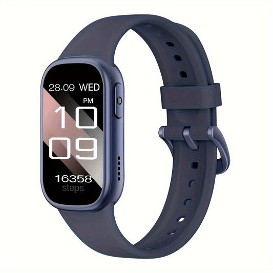 Waterproof Fitness Tracker Smart Watch with IP68 Rating, 7-Day Battery Life, and Silicone Strap for Active Lifestyles 1