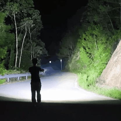 Waterproof Rechargeable Flashlight with 12000 Lumens, 5 Modes, Adjustable Focus – Military Laser Pocket Lamp 2