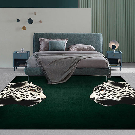 Wildlife Pattern Area Rug with Non-Slip Backing – Durable Polyester for Living Room and Bedroom 1