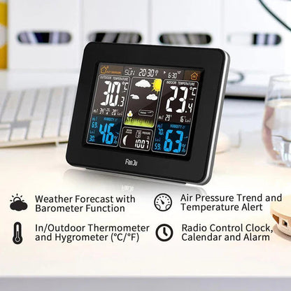 Wireless Personal Home Weather Station with Indoor/Outdoor Sensors and Color LCD Display 3