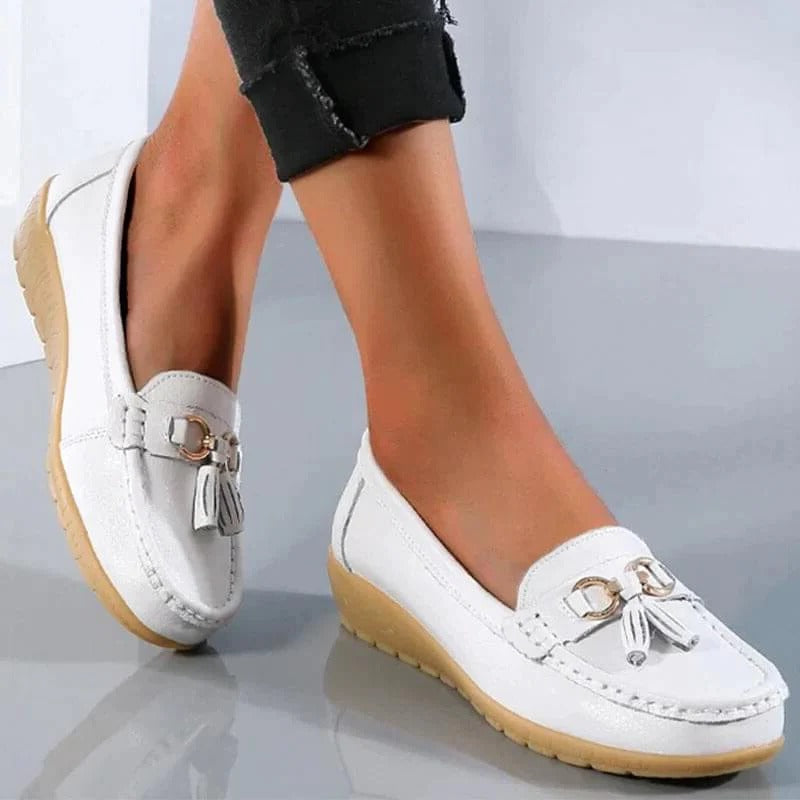 Women's Orthopedic Loafers – Comfortable Leather Slip-Ons with Ergonomic Support 2