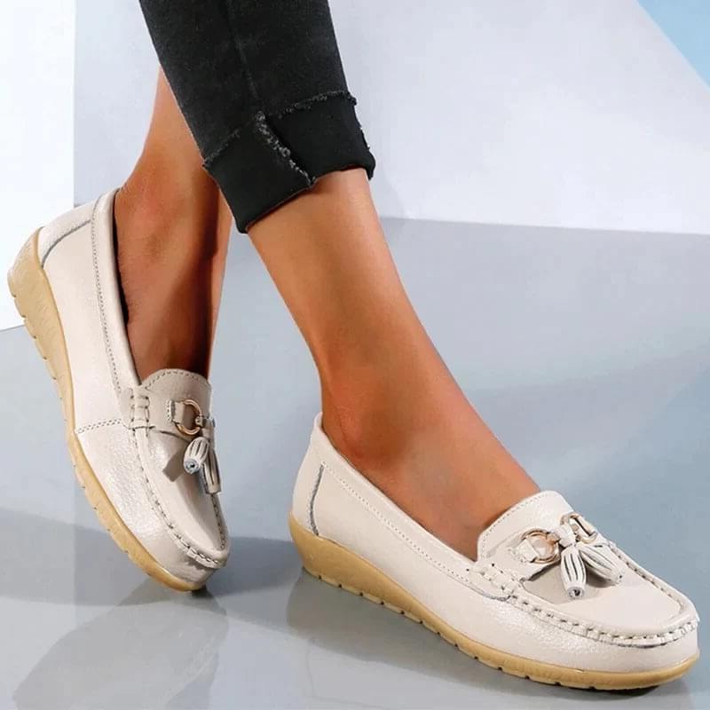 Women's Orthopedic Loafers – Comfortable Leather Slip-Ons with Ergonomic Support 3